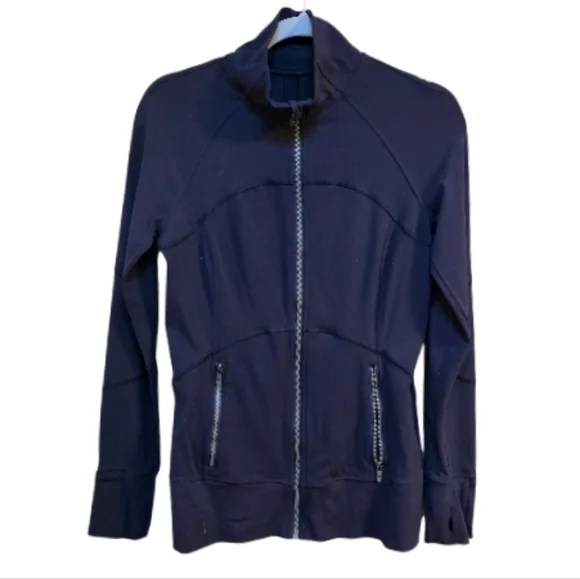 Lululemon Contour Jacket In Midnight Navy - Picture 2 of 5